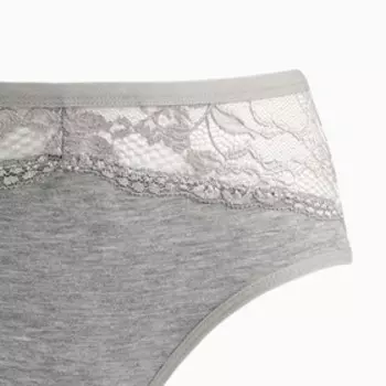 Трусы женские слипы, цвет серый, размер 48-50