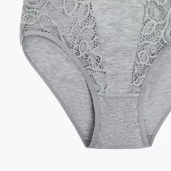 Трусы женские слипы, цвет серый, размер 50-52