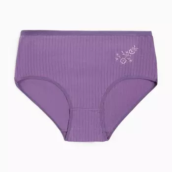 Трусы женские слипы, цвет сиреневый, размер 48-50