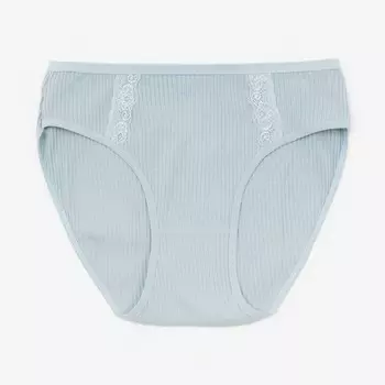 Трусы женские слипы, цвет светло-серый, р-р 52-54