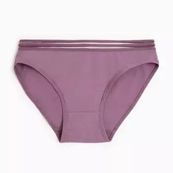 Трусы женские слипы, цвет темно-фиолетовый, р-р 46-48