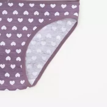 Трусы женские слипы, цвет темно-фиолетовый, р-р 42-44