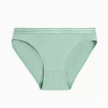 Трусы женские слипы, цвет зеленый, р-р 44-46