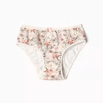 Трусы женские слипы Miss Beautiful, цвет бежевый принт, р-р XXL (52-54)