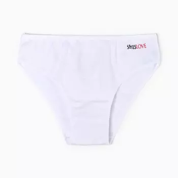 Трусы женские слипы Sheslove, цвет белый, размер 48-50 (XL)