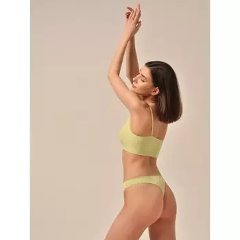 Трусы женские String mini, размер M, цвет нежно-зелёный