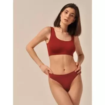 Трусы женские String mini, размер M, цвет тёмно-вишнёвый