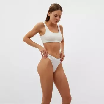 Трусы женские стринги, цвет белый (Bianco), размер 46 (M)