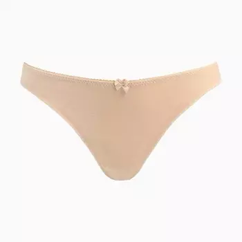 Трусы женские стринги, цвет бежевый, размер 44 (S)