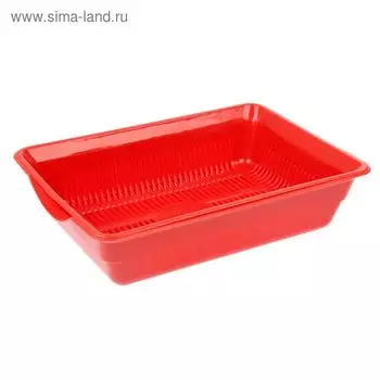 Туалет глубокий с сеткой 36259 см, красный