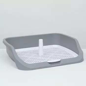 Туалет открытый 53 х 45 х 13 см, серый