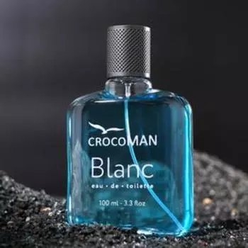 Туалетная вода мужская CrocoMAN Blanc, 100 мл (по мотивам Lacost 12.12 Blanc)