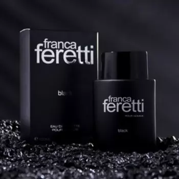 Туалетная вода мужская Franca Feretti Black, 100 мл
