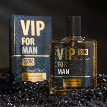 Туалетная вода мужская Gold Vip, 100 мл (по мотивам 212 VIP Men (Carolina Herrera)