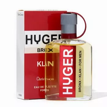 Туалетная вода мужская Hyger Bronx Klan, 90 мл