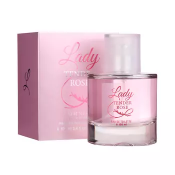 Туалетная вода женская Genty "Lady Tender Rose", 100 мл