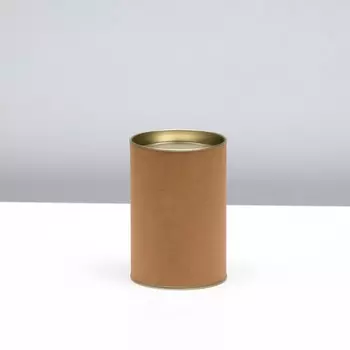 Тубус 73110 мм (90 мм внутренняя высота), картон, металлическая крышка