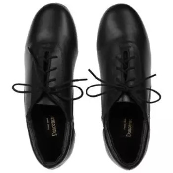Туфли танцевальные для мужского стандарта, модель 25010, натуральная кожа, цвет чёрный, размер 40