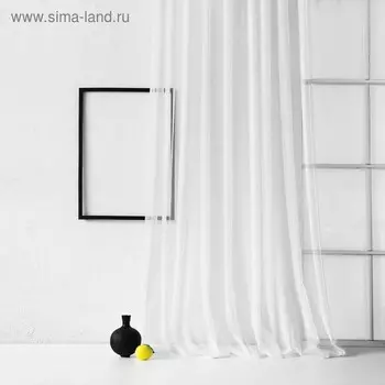 Тюль «Грик», размер 500х270 см, цвет белый