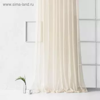 Тюль «Грик», размер 500х270 см, цвет шампань