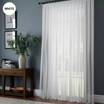 Тюль «Эйприл +», размер 100х270 см, цвет белый