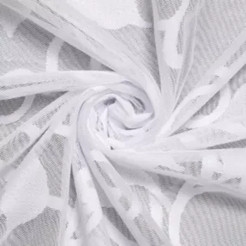 Тюль "Этель" Нежность, 150х250 см с фестоном, 60 г/м²，100% п/э