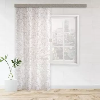 Тюль, размер 150x270 см, цвет шоколад