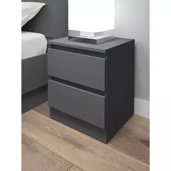 Тумба прикроватная, 400354474 мм, цвет графит