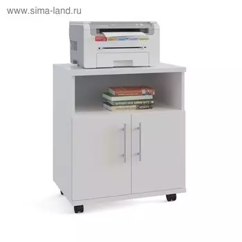 Тумба офисная «СОКОЛ. КТ-11», на колёсиках, 600446694 мм, цвет белый