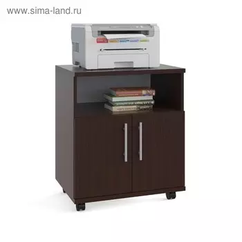 Тумба офисная «СОКОЛ. КТ-11», на колёсиках, 600446694 мм, цвет венге