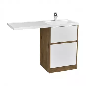 Тумба Aquaton Лондри под раковину Лондри 120, без фасада, цвет дуб рустикальный