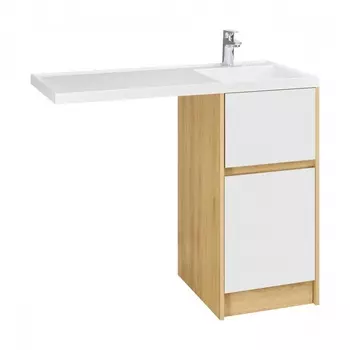 Тумба Aquaton Лондри под раковину Лондри 40, без фасада, цвет дуб сантана