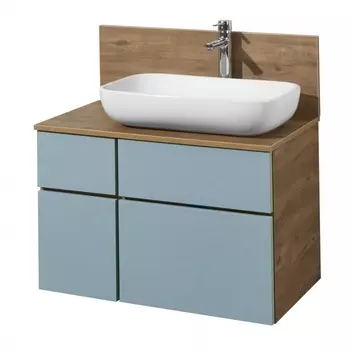 Тумба Aquaton Мишель под раковину Лола 60, без столешницы, цвет дуб рустикальный, фьорд