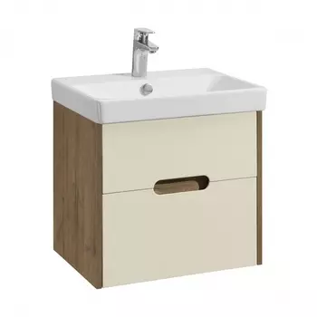 Тумба Aquaton Оливия под раковину Адриана 55, цвет бежевый, дуб велл