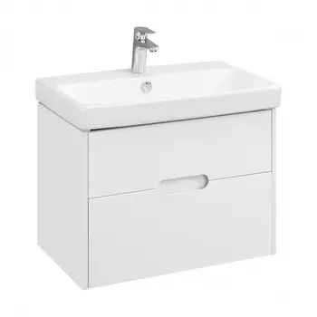 Тумба Aquaton Оливия под раковину Адриана 70, цвет белый матовый