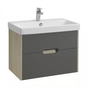 Тумба Aquaton Оливия под раковину Адриана 70, цвет грей, дуб ойстер