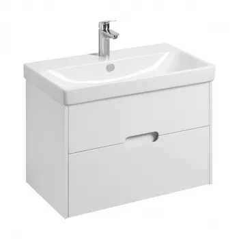 Тумба Aquaton Оливия под раковину Адриана 80, цвет белый матовый
