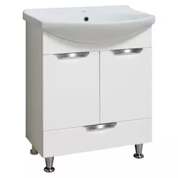 Тумба "Барселона 65" с раковиной "Лагуна 65" 40 х 65 х 80 см