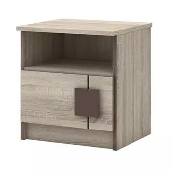 Тумба «Диско», 410 366 440 мм, цвет дуб сонома / шоколад