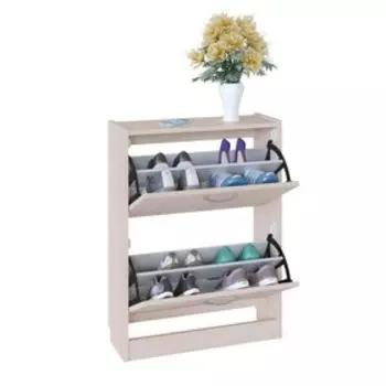 Тумба для обуви, 600 220 800 мм, цвет белёный дуб