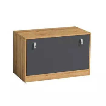 Тумба для обуви «Комфорт 16», 782 × 373 × 489 мм, цвет дуб золотистый / графит