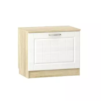 Тумба для обуви «Оливия», 602384512 мм, цвет белое дерево/дуб сонома