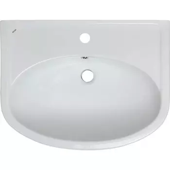 Тумба для ванной комнаты "Эко 60" бетон с раковиной "Уют 60" 47 х 61 х 80 см