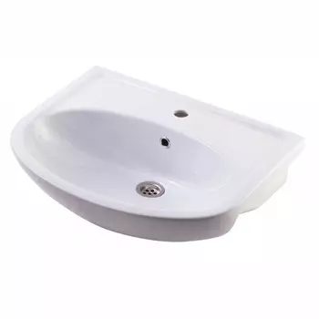 Тумба для ванной комнаты "Эко 60" камень с раковиной "Уют 60" 47 х 61 х 80 см