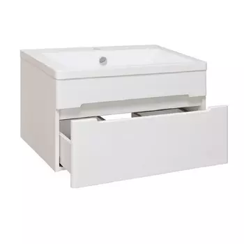 Тумба для ванной комнаты "Парма 60 подвесная, с раковиной "Omega 60" 45,5 х 59,2 х 41,8 см 1029708