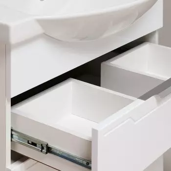 Тумба для ванной комнаты "Верона 65" с раковиной "Элеганс 65" 44 х 65 х 80 см