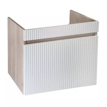 Тумба для ванной "Модена 75"крафтовый дуб, с раковиной "Оскар 75" 47,5 х 75,6 х 80 см