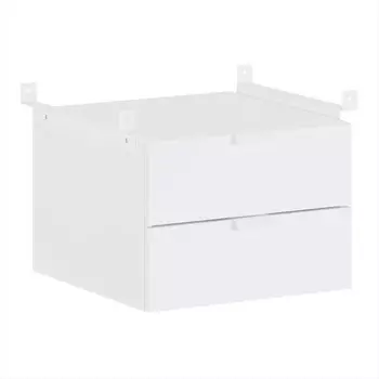 Тумба подвесная «Флай» для стола, 400416255 мм, цвет белый