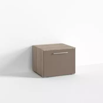 Тумба Г-Т-2-1, 600х520х470 мм, дуб сонома светлый, капучино