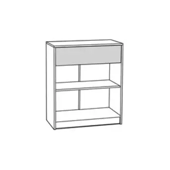 Тумба Глория 2, 753х360х886, Дуб сонома